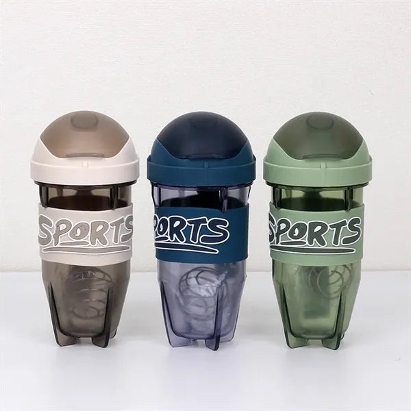 Portable Sports Shaker Bottle 20oz