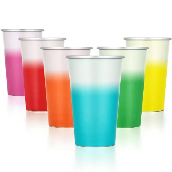 Color Change Aluminum Tumbler - 15 oz.