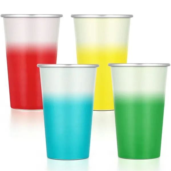 Color Change Aluminum Tumbler - 15 oz.