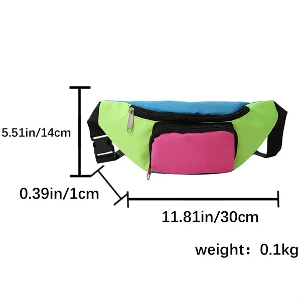 Multifunctional Outdoor Crossbody Oxford Waist Bag Chest Pac