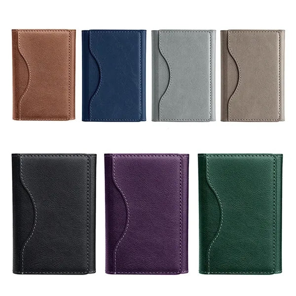 Tri-Fold Magnetic Wallet with Card Holder and Stand