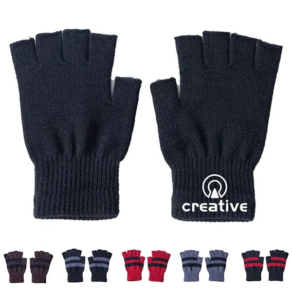 Half Finger Warm Knitted Gloves