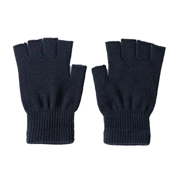 Half Finger Warm Knitted Gloves