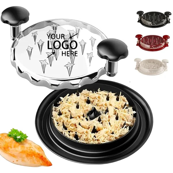 Chicken Shredder with Transparent Lid, Non-Slip Design and D