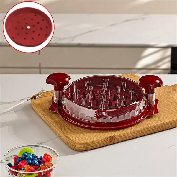 Chicken Shredder with Transparent Lid, Non-Slip Design and D