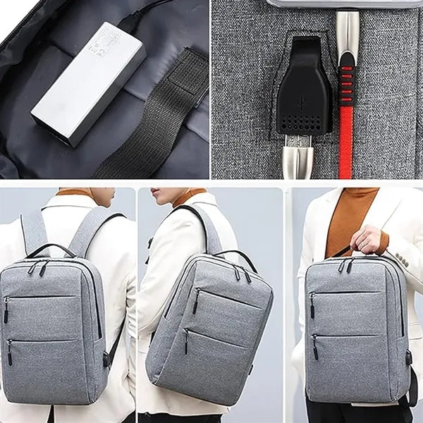 Multifunctional Laptop Backpack with USB Charging Port