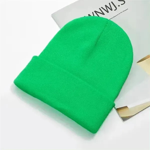 Fashion Winter Knit Beanie Unisex Acrylic Knitted Hat