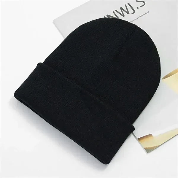 Fashion Winter Knit Beanie Unisex Acrylic Knitted Hat