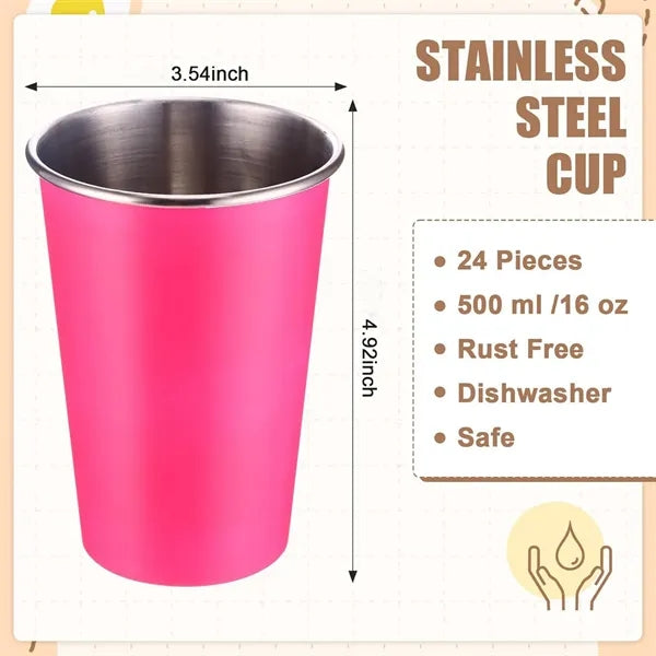 16oz Personalized Stainless Steel Tumbler