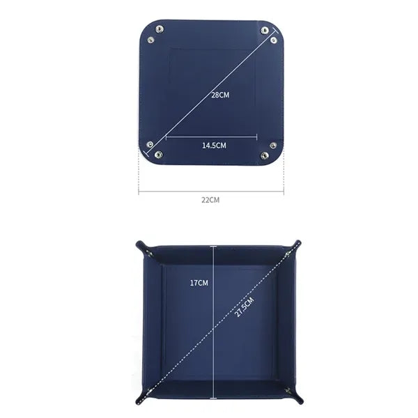 PU Leather Valet Tray