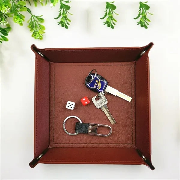 PU Leather Valet Tray
