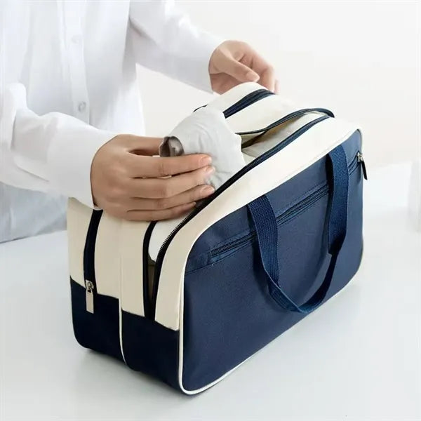 Multi-Compartment Lightweight Waterproof Wet-Dry Tote Bag