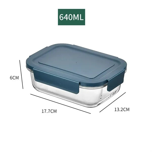 640ML Glass Food Storage Containers