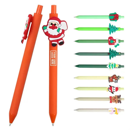 Christmas Pen Gel Ink Pen Xmas Cartoon Cute Novelty