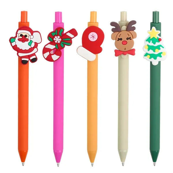 Christmas Pen Gel Ink Pen Xmas Cartoon Cute Novelty