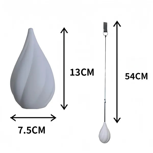 LED Water Drop Swing Ball