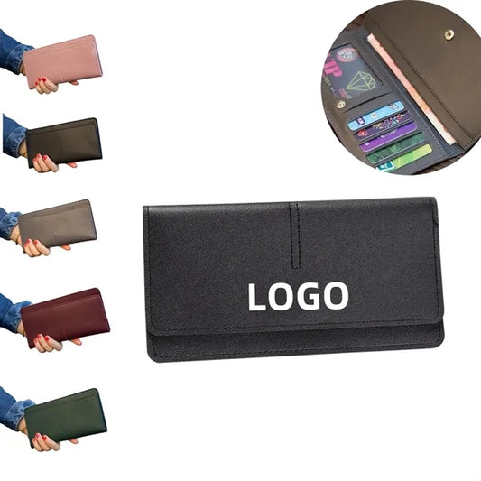 Leather Bifold Wallet Multiple Card Holder Free Shipping