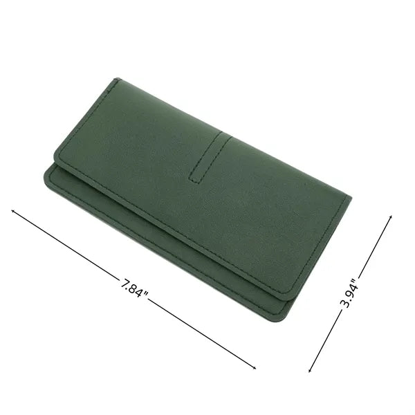 Leather Bifold Wallet Multiple Card Holder Free Shipping