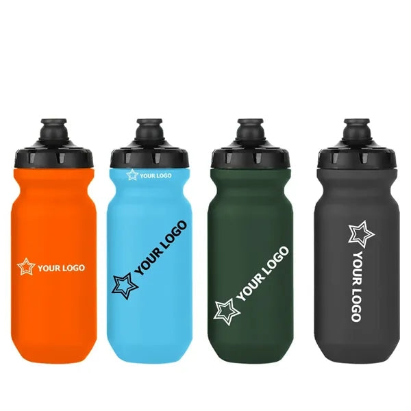 20oz Custom Plastic Squeeze Sports Water Bottle