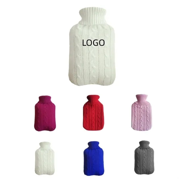 Cable Knitted Hot Water Bottle