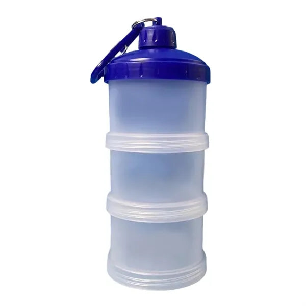 3 Layer Protein Powder Storage Containers W/ Carabiner
