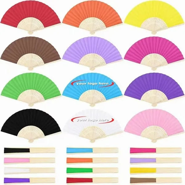 Folded DIY Painting Fan
