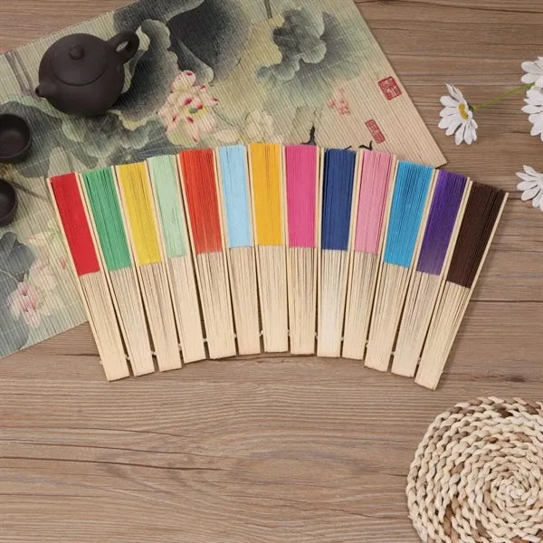 Folded DIY Painting Fan