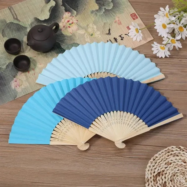 Folded DIY Painting Fan