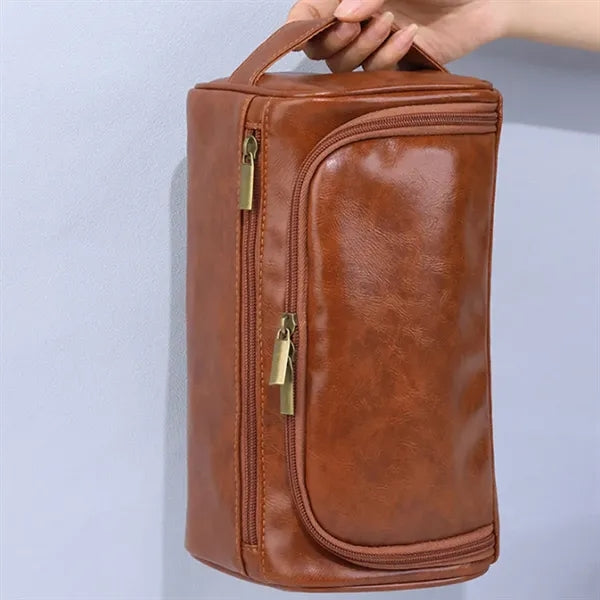 Multi-Compartment Dry-Wet Separation Waterproof Toiletry Bag