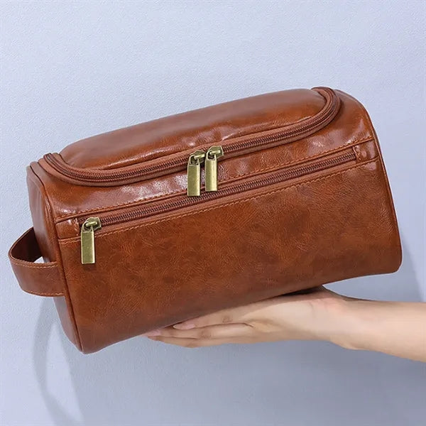 Multi-Compartment Dry-Wet Separation Waterproof Toiletry Bag
