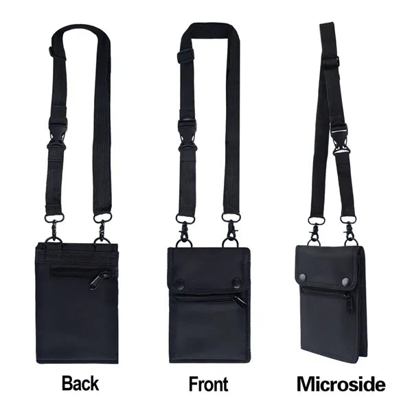 Waterproof Multi-Pocket Anti-Theft Oxford Crossbody Bag
