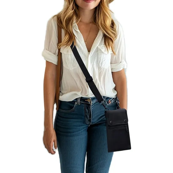 Waterproof Multi-Pocket Anti-Theft Oxford Crossbody Bag