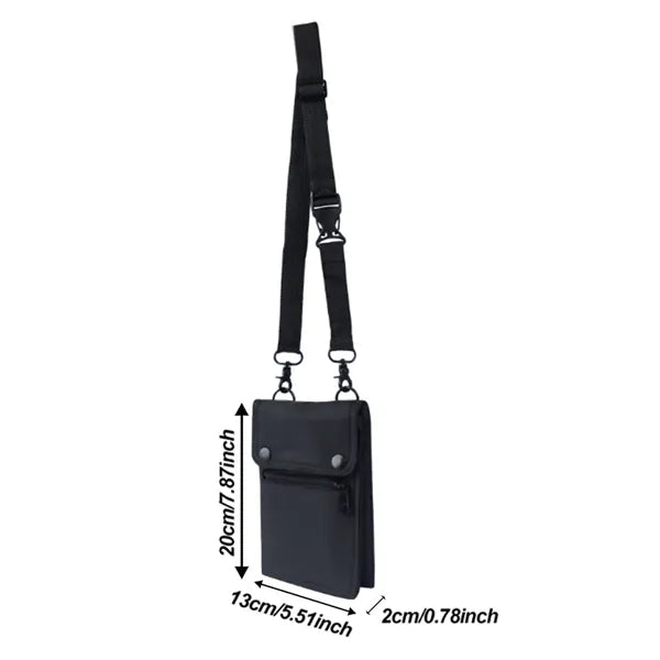 Waterproof Multi-Pocket Anti-Theft Oxford Crossbody Bag