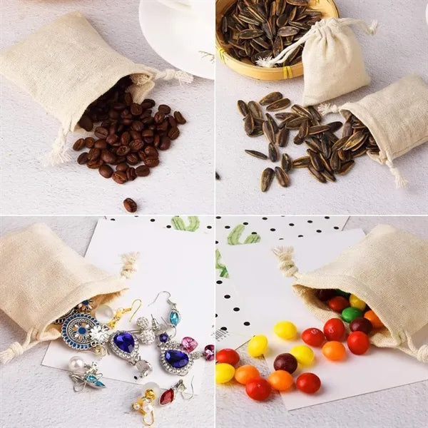 3.15x4.33Inch burlap gift bags