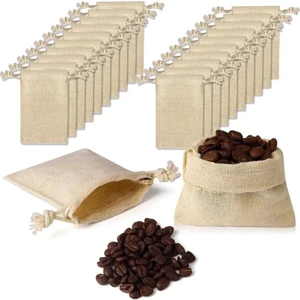 3.15x4.33Inch burlap gift bags