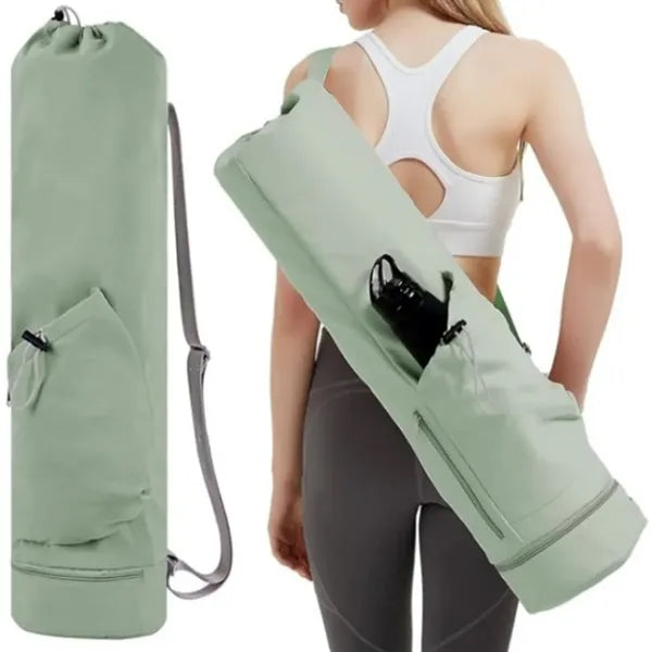 Yoga Mat Gym Bag Zipper Holder for Beach Training Travel
