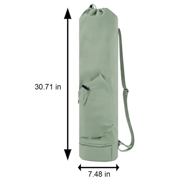 Yoga Mat Gym Bag Zipper Holder for Beach Training Travel