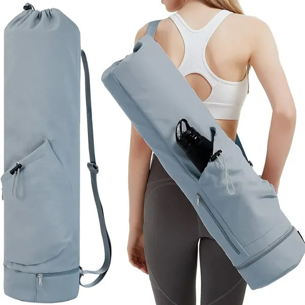 Yoga Mat Gym Bag Zipper Holder for Beach Training Travel