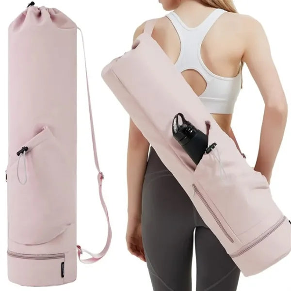 Yoga Mat Gym Bag Zipper Holder for Beach Training Travel