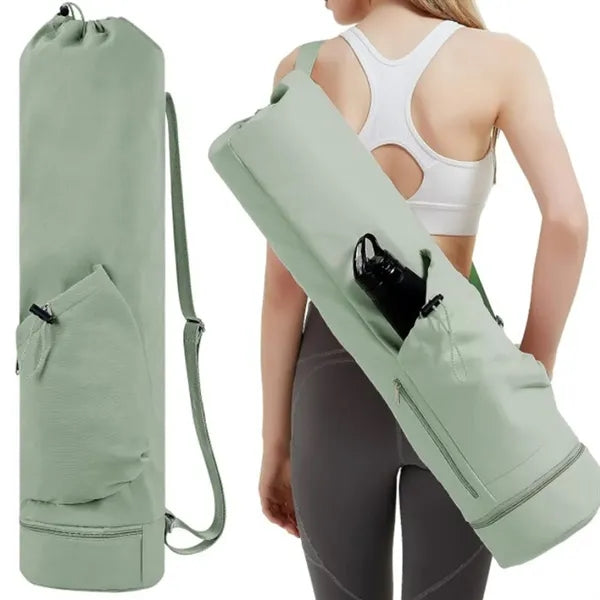 Yoga Mat Gym Bag Zipper Holder for Beach Training Travel
