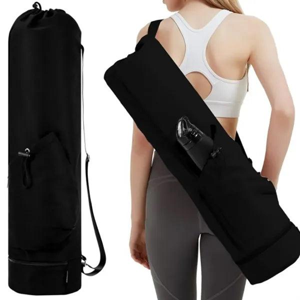 Yoga Mat Gym Bag Zipper Holder for Beach Training Travel