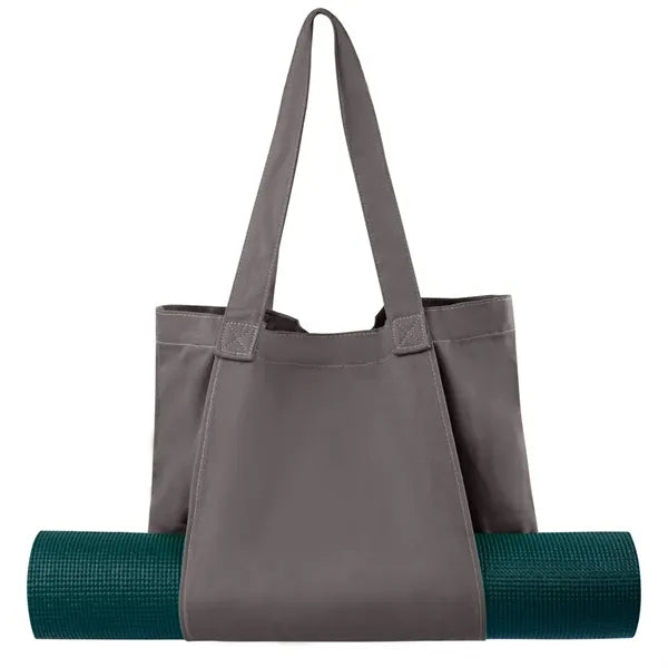 Durable Canvas Yoga Mat Tote Bag Spacious Adjustable Strap