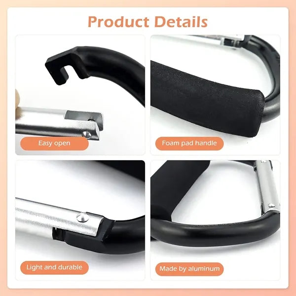 6.3" Large Stroller Clip