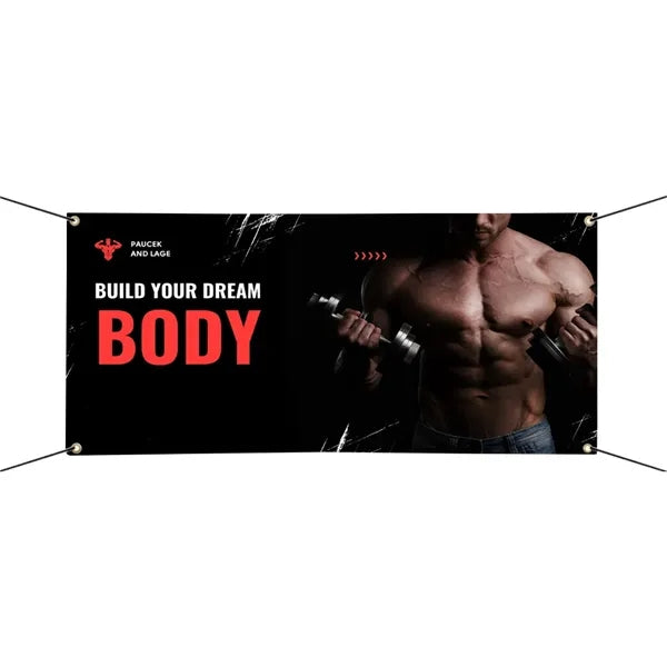 Vinyl Mesh Banner Top & Bottom Pole Pocket(1Ft x 1Ft)