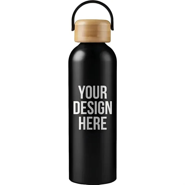 Volker 24 oz. Aluminum Bottle with Bamboo Lid