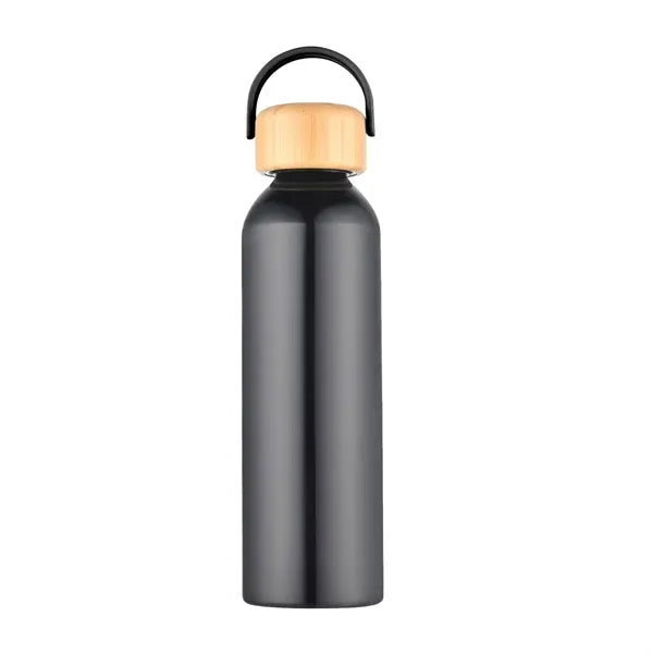 Volker 24 oz. Aluminum Bottle with Bamboo Lid
