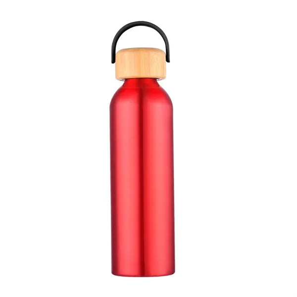 Volker 24 oz. Aluminum Bottle with Bamboo Lid