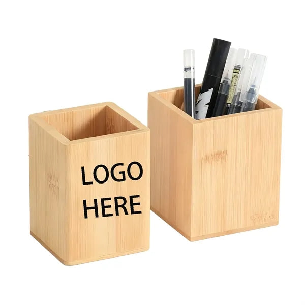 Natural Bamboo Pen Holder