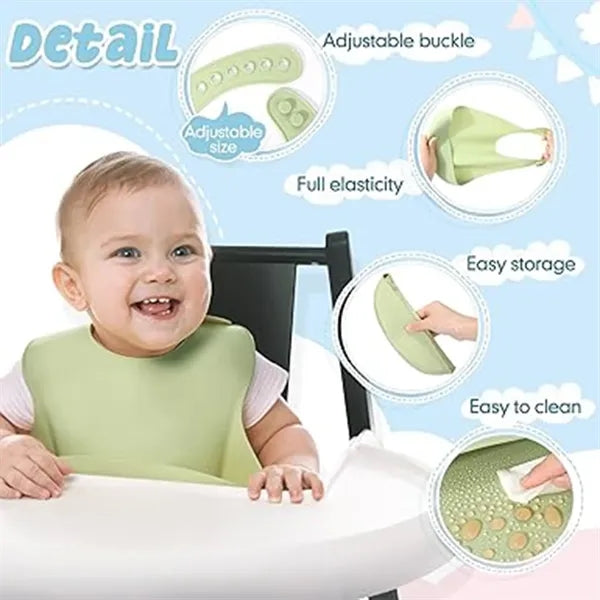 Unisex Silicone Baby Bibs