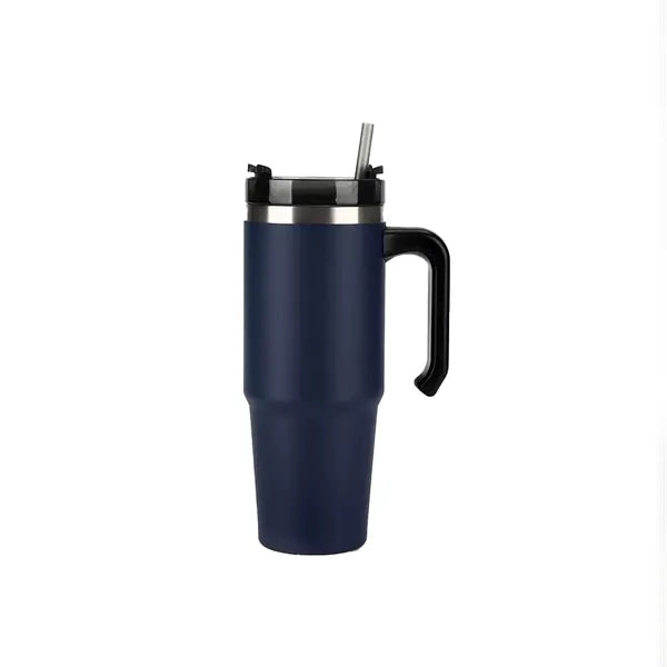 20oz Insulated Tumbler with Handle and Straw